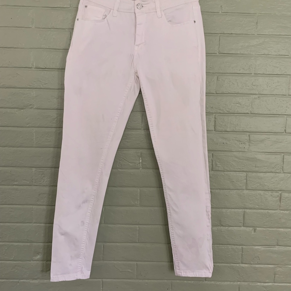 Size 4 White Stretch Skinny Jeans